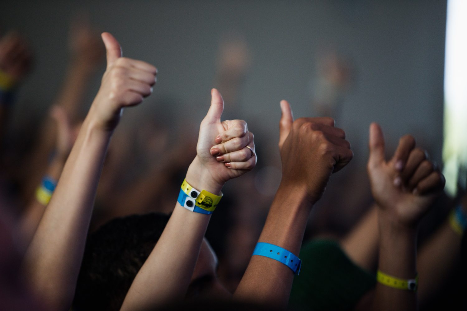 Printed event wristbands